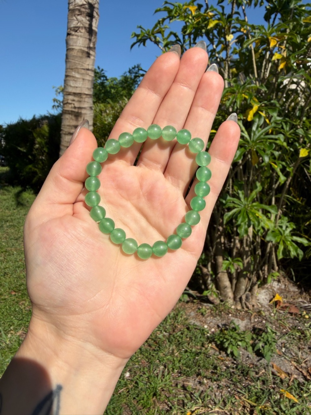 Green Aventurine Crystal Stretch Bracelet